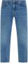 Tommy Hilfiger Slim Fit Heren Jeans met Geborduurde Vlag Blauw Heren - Thumbnail 2