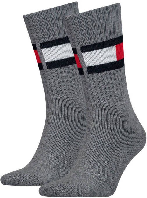 Tommy Hilfiger sokken Flag grijs