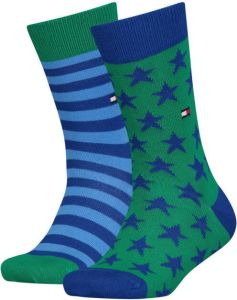 Tommy Hilfiger sokken met all-over print groen blauw