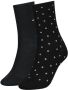 Tommy Hilfiger sokken met stippen set van 2 zwart - Thumbnail 1