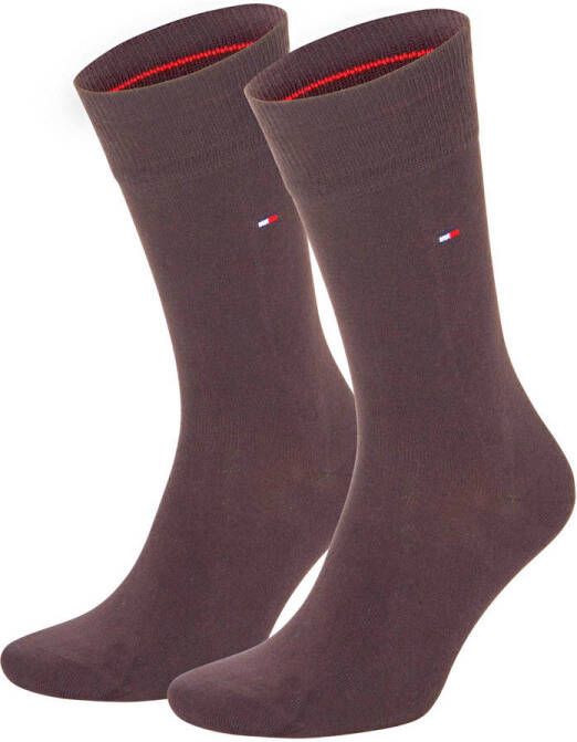 Tommy Hilfiger sokken bruin (set van 2)