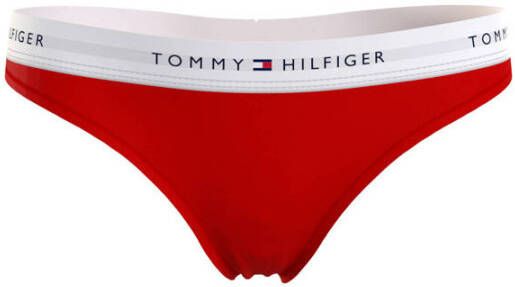 Tommy Hilfiger Underwear String met logo op de tailleband