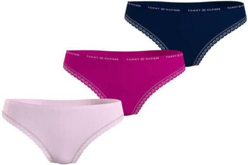 Tommy Hilfiger Underwear T-string (3 stuks Set van 3)
