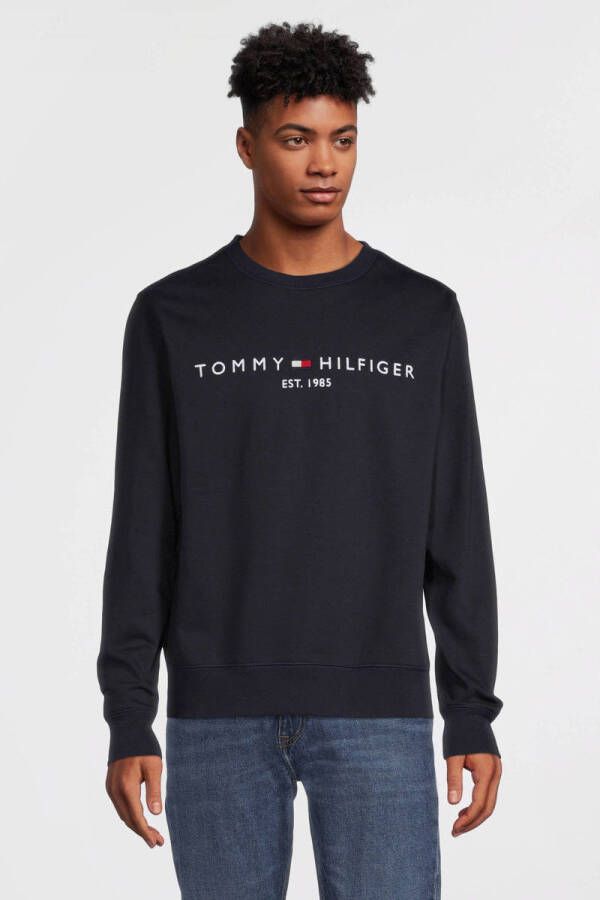 Tommy Hilfiger sweater met logo desert sky