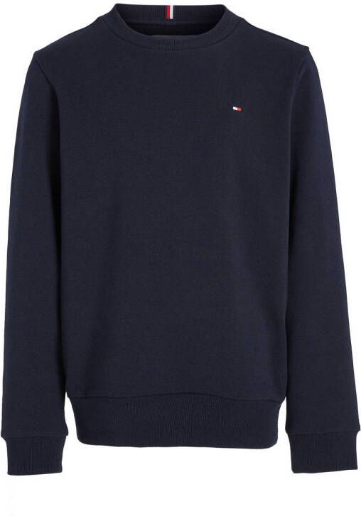 Tommy Hilfiger sweater met logo donkerblauw Logo 140