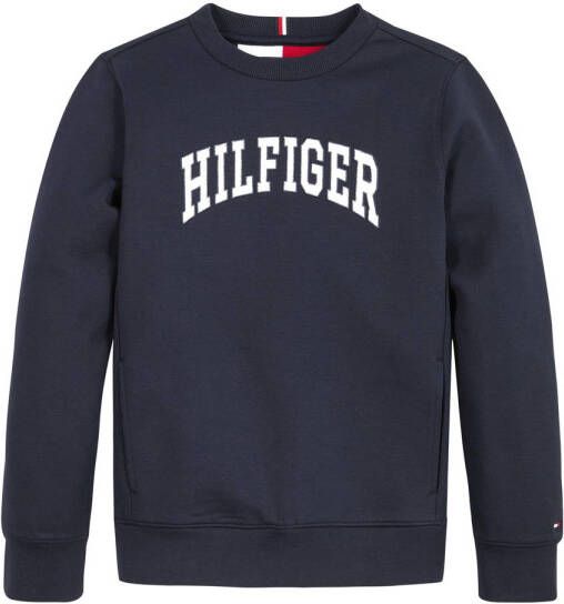 Tommy Hilfiger Varsity sweater donkerblauw Kb0Kb07661 DW5 Blauw Heren
