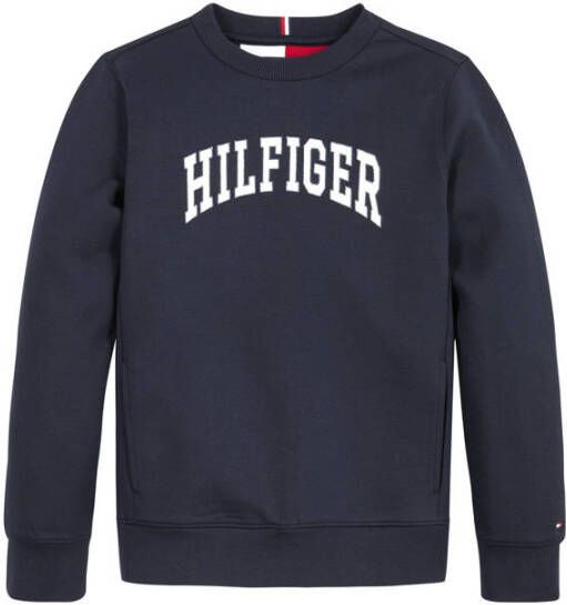 Tommy Hilfiger Varsity sweater donkerblauw Kb0Kb07661 DW5 Blauw Heren