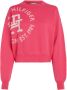 Tommy Hilfiger Graphic sweater roze Ww0Ww38998 T1K Roze Dames - Thumbnail 1