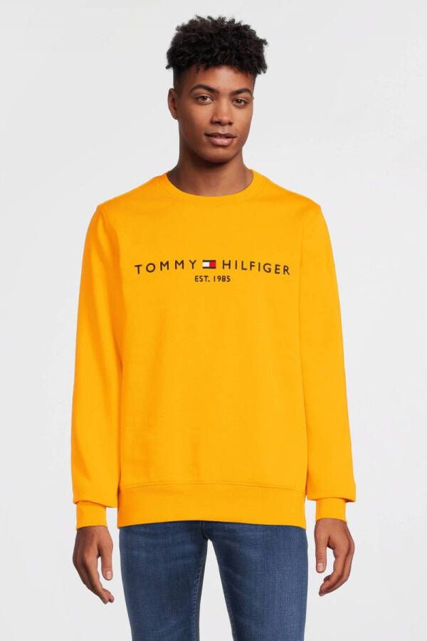 Tommy Hilfiger Veelzijdige en stijlvolle sweatshirt voor heren Orange Heren