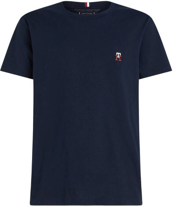 Tommy Hilfiger T-shirt met labelstitching model 'SMALL IMD TEE'