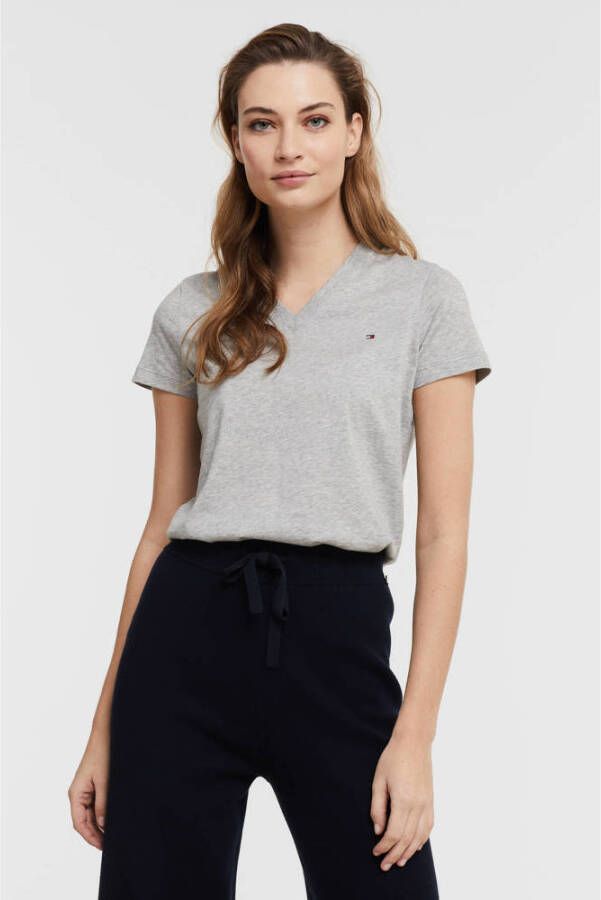 Tommy Hilfiger T-shirt van katoen met geborduurd logo