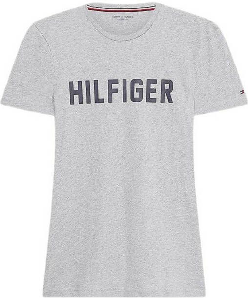 Tommy Hilfiger T-shirt met logo grijs