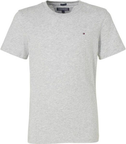 Tommy Hilfiger Shirt met ronde hals BOYS BASIC CN KNIT S S met -merklabel