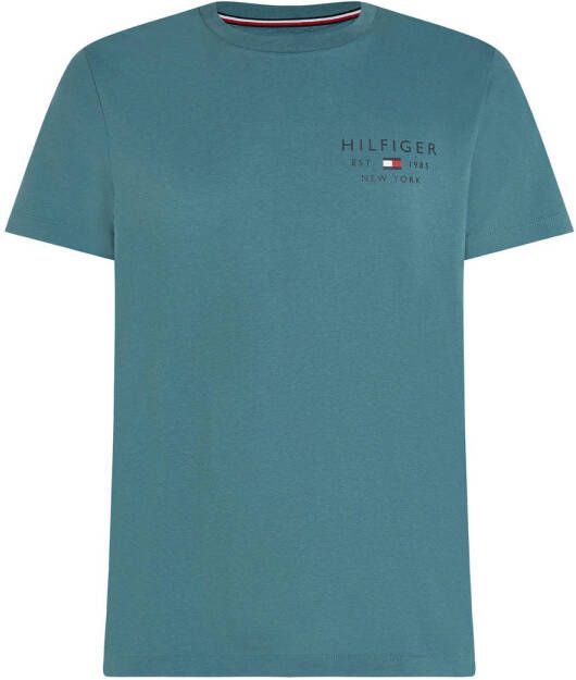 Tommy Hilfiger T-shirt met logo frosted green