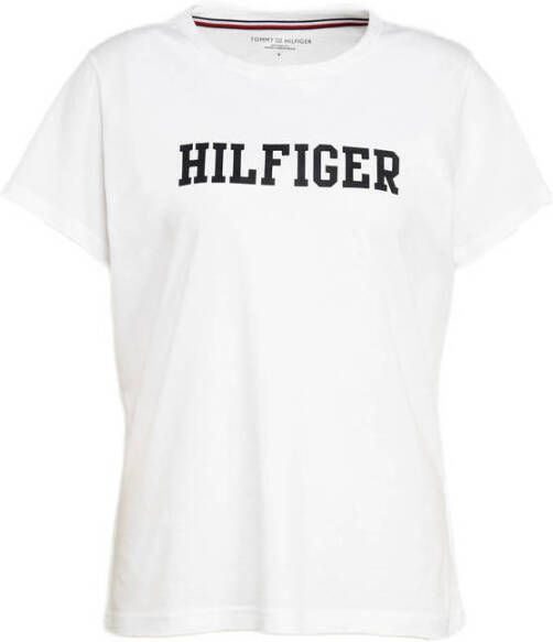 Tommy Hilfiger T-shirt van biologisch katoen met labelprint