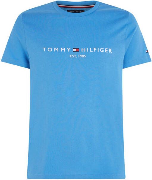 Tommy Hilfiger T-shirt van katoen met labelstitching