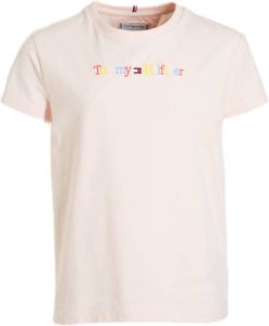 Tommy Hilfiger T-shirt TOMMY GRAPHIC MULTI TEE S S met geborduurd logo