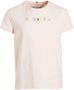 Tommy Hilfiger T-shirt met logo lichtroze Meisjes Stretchkatoen Ronde hals 176 - Thumbnail 1