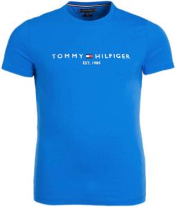 Tommy Hilfiger T-shirt met logo shocking blue