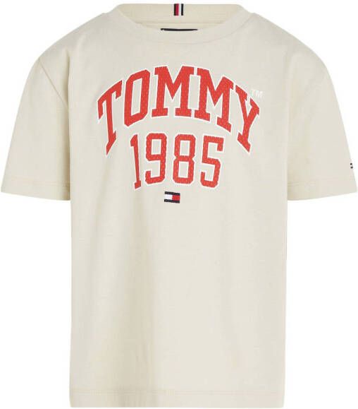 Tommy Hilfiger Teens T-shirt met labelprint model 'VARISTY TEE'