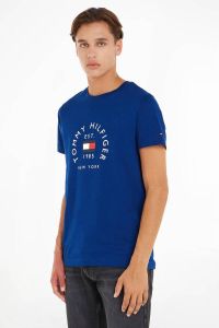 Tommy Hilfiger T-shirt met printopdruk bold blue