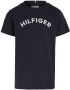 TOMMY HILFIGER Polo's & T-shirts U Hilfiger Arched Tee Donkerblauw - Thumbnail 2