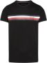 Tommy Hilfiger T-shirt MONOTYPE CHEST STRIPE met logo black - Thumbnail 1