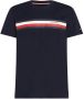 Tommy Hilfiger T-shirt MONOTYPE CHEST STRIPE met logo desert sky - Thumbnail 1