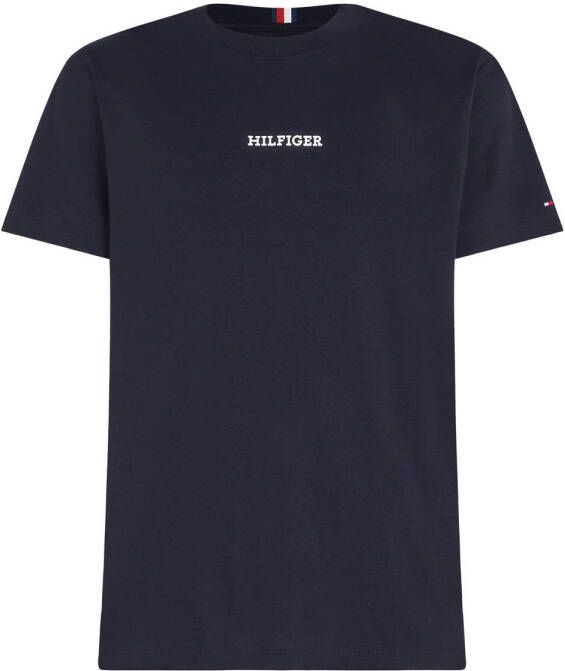 Tommy Hilfiger T-shirt MONOTYPE met logo desert sky