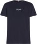 TOMMY HILFIGER Heren Polo's & T-shirts Monotype Small Chest Placement Donkerblauw - Thumbnail 2
