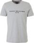 Tommy Hilfiger T-shirt van biologisch katoen grijs - Thumbnail 2