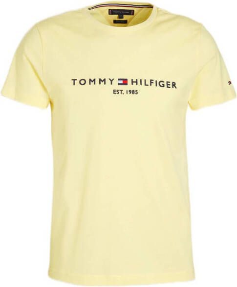 Tommy Hilfiger T-shirt van biologisch katoen lemon twist