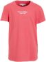 Tommy Hilfiger T-shirt van biologisch katoen rood Meisjes Katoen (biologisch) Ronde hals 164 - Thumbnail 1