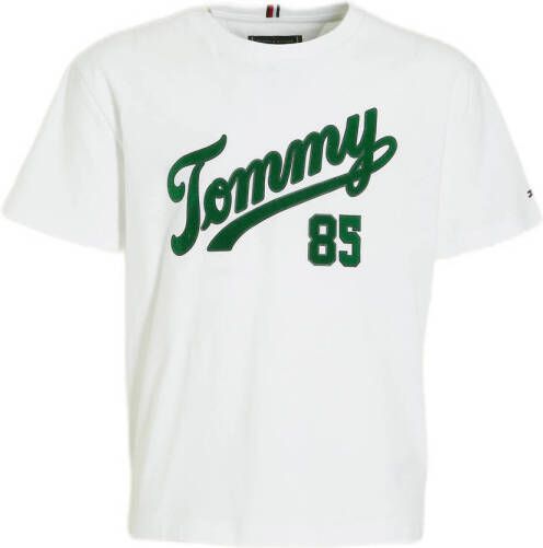 Tommy Hilfiger T-shirt van biologisch katoen wit