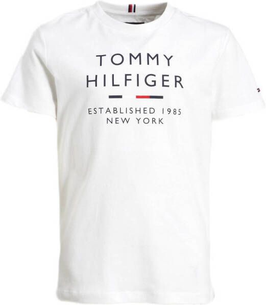 Tommy Hilfiger Shirt met korte mouwen TH LOGO TEE S S met borduursel op de mouw (1-delig)