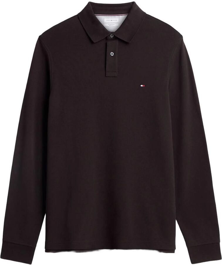 Tommy Hilfiger 1985 regular fit polo met logo bruin