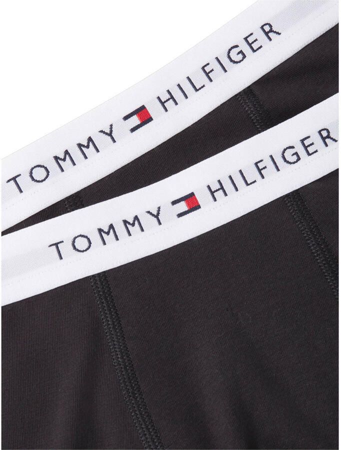 Tommy Hilfiger 2-Pack Cotton Boxer Brief boxershorts met logo zwart (set van 2) - Foto 3