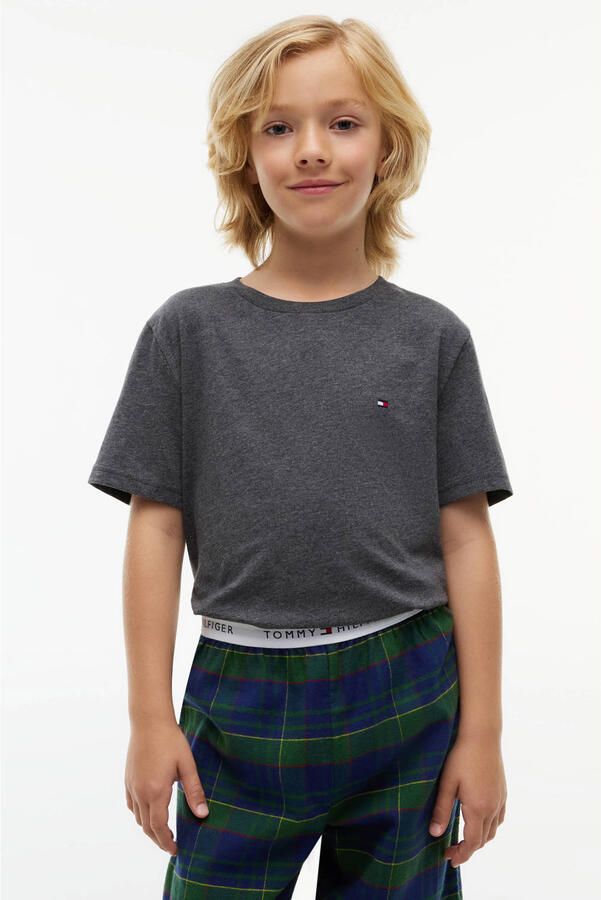 Tommy Hilfiger 2 PK SS TEE T-shirts met logo zwart (set van 2) - Foto 2