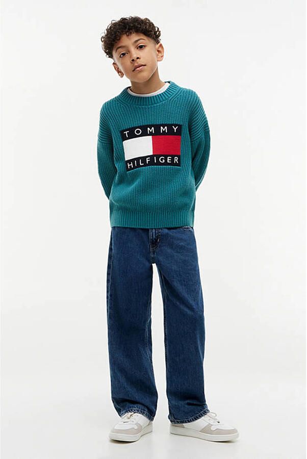 Tommy Hilfiger baggy jeans middelblauw - Foto 3