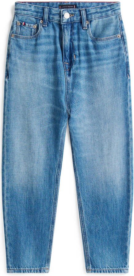Tommy Hilfiger barrel  waist tapered jeans medium blue denim