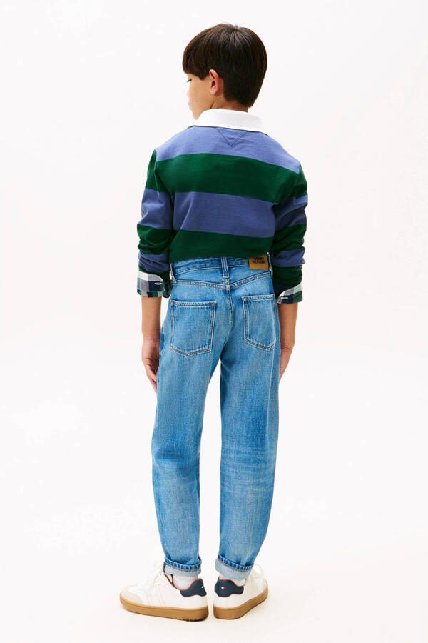 Tommy Hilfiger barrel  waist tapered jeans medium blue denim - Foto 3