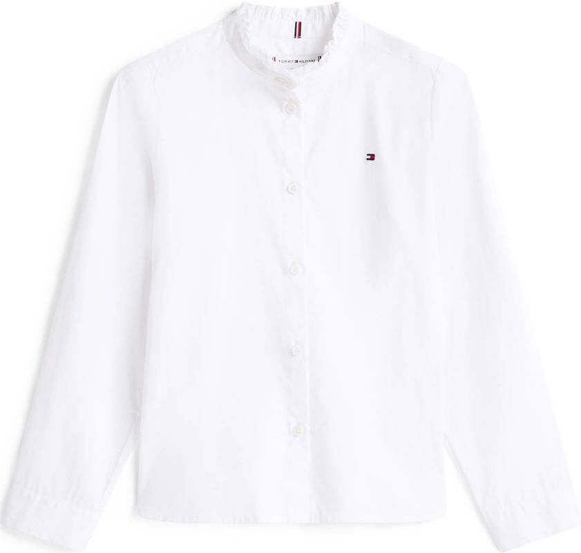 Tommy Hilfiger Blouse met lange mouwen RUFFLE COLLAR BLOUSE LS - Foto 2