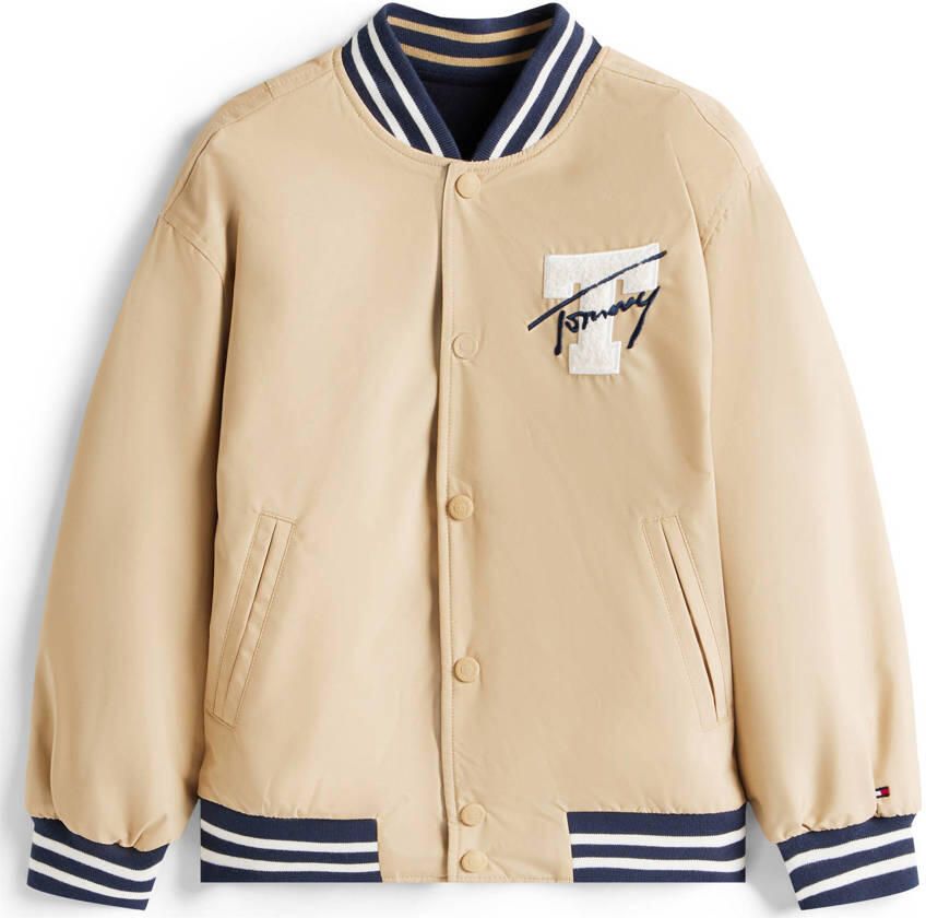 Tommy Hilfiger Teens Regular fit omkeerbare blouson van katoen - Foto 3