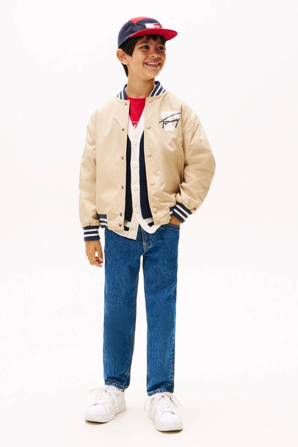 Tommy Hilfiger Teens Regular fit omkeerbare blouson van katoen