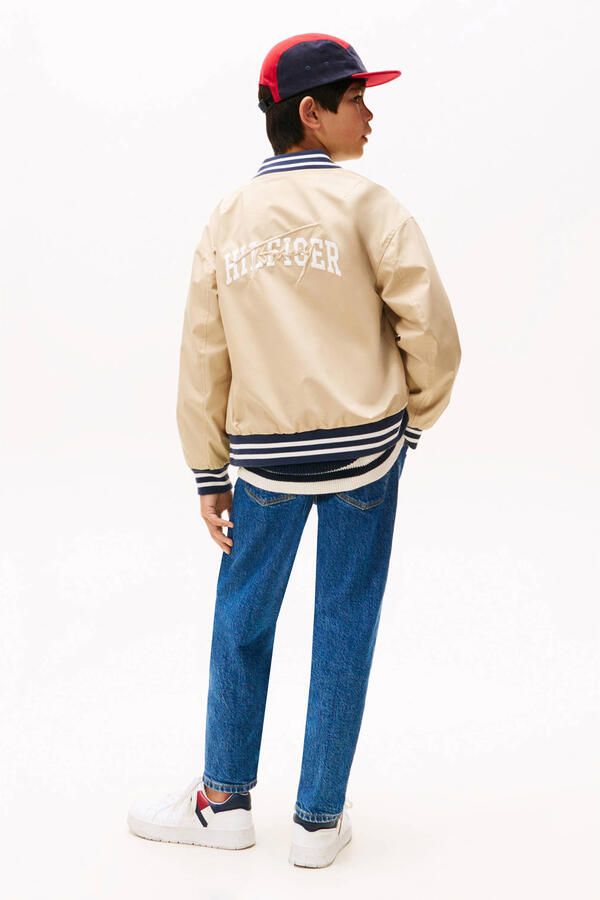 Tommy Hilfiger Teens Regular fit omkeerbare blouson van katoen - Foto 2