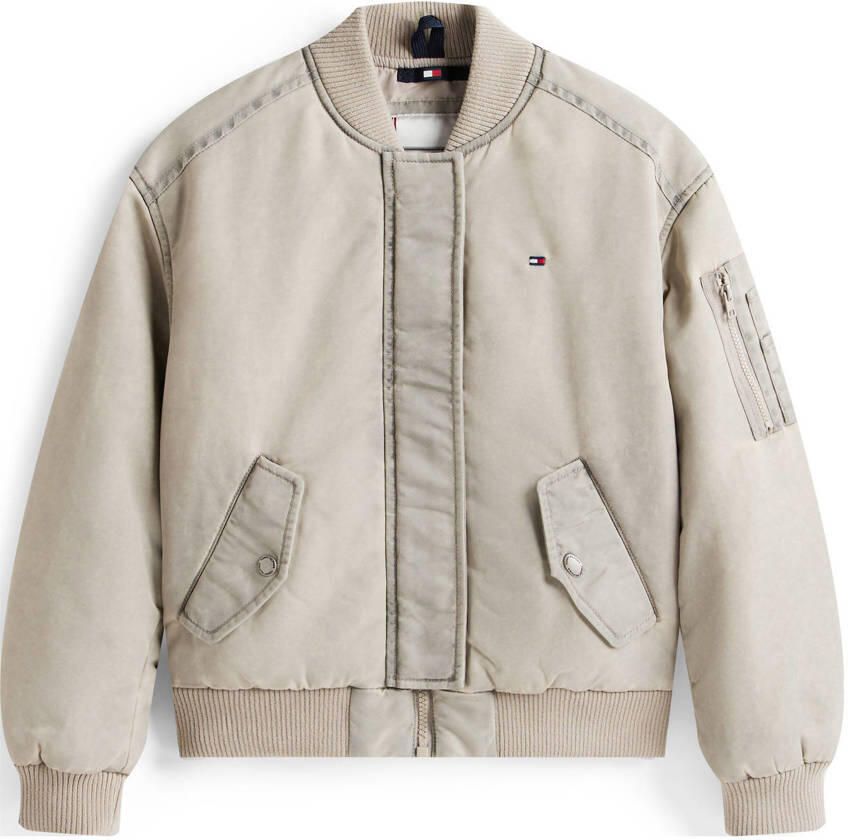 Tommy Hilfiger bomberjack herfst winter beige