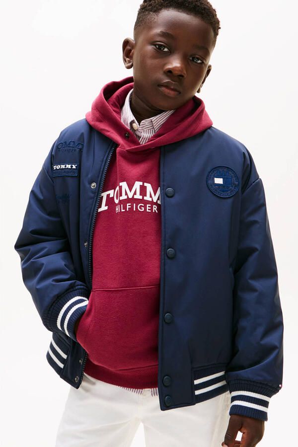 Tommy Hilfiger bomberjack lente donkerblauw - Foto 2