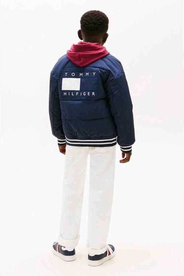 Tommy Hilfiger bomberjack lente donkerblauw - Foto 3