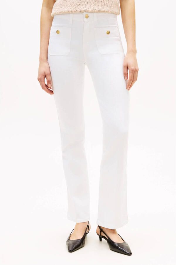 Tommy Hilfiger bootcut jeans wit - Foto 3