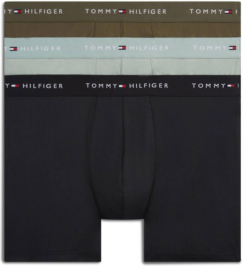 Tommy Hilfiger regular fit trunks in set van 3